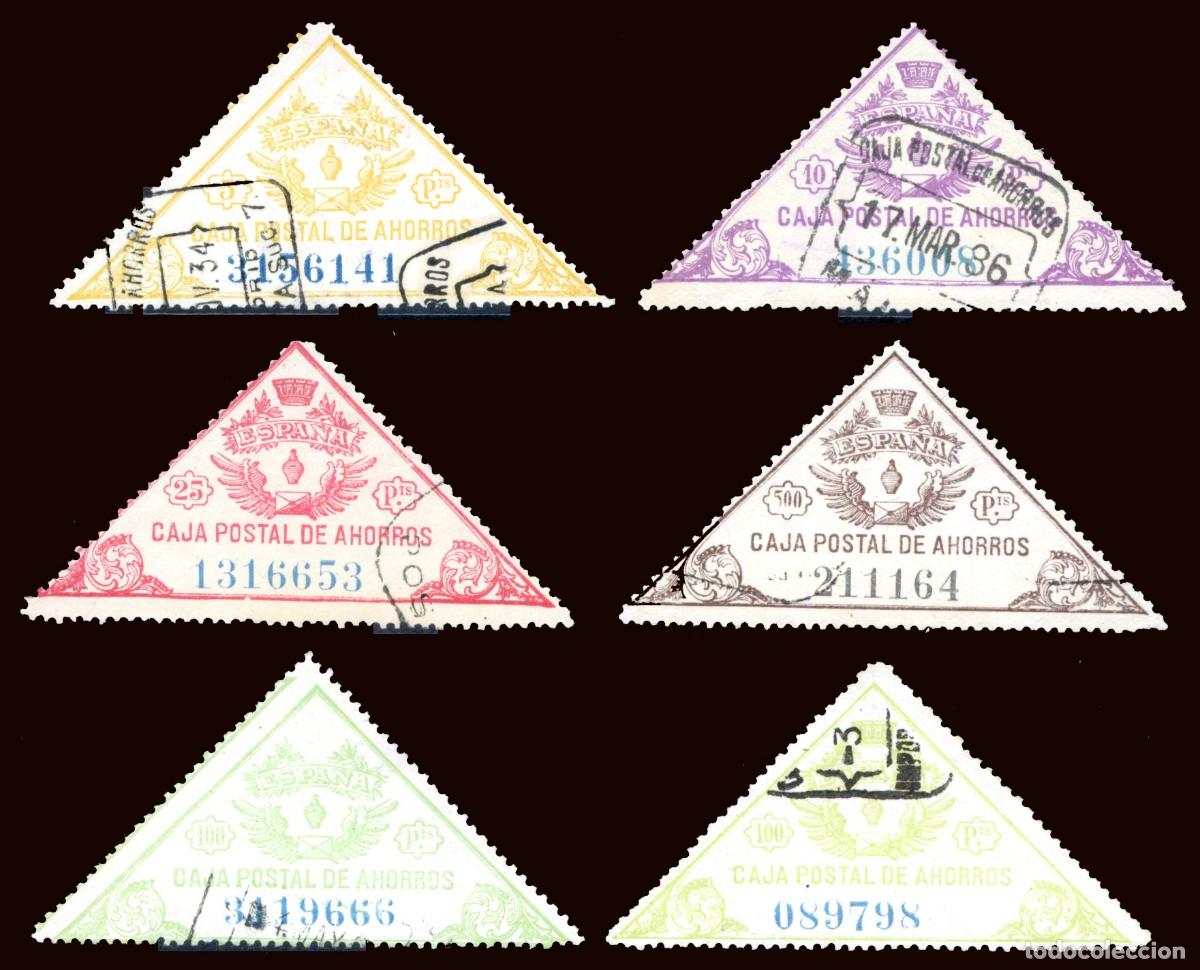 Sellos: Espa&ntilde;a - Caja Postal de Ahorros - G&aacute;lvez o 15+16/19+1 valor S/Cat (100 Ptas. sin corona)