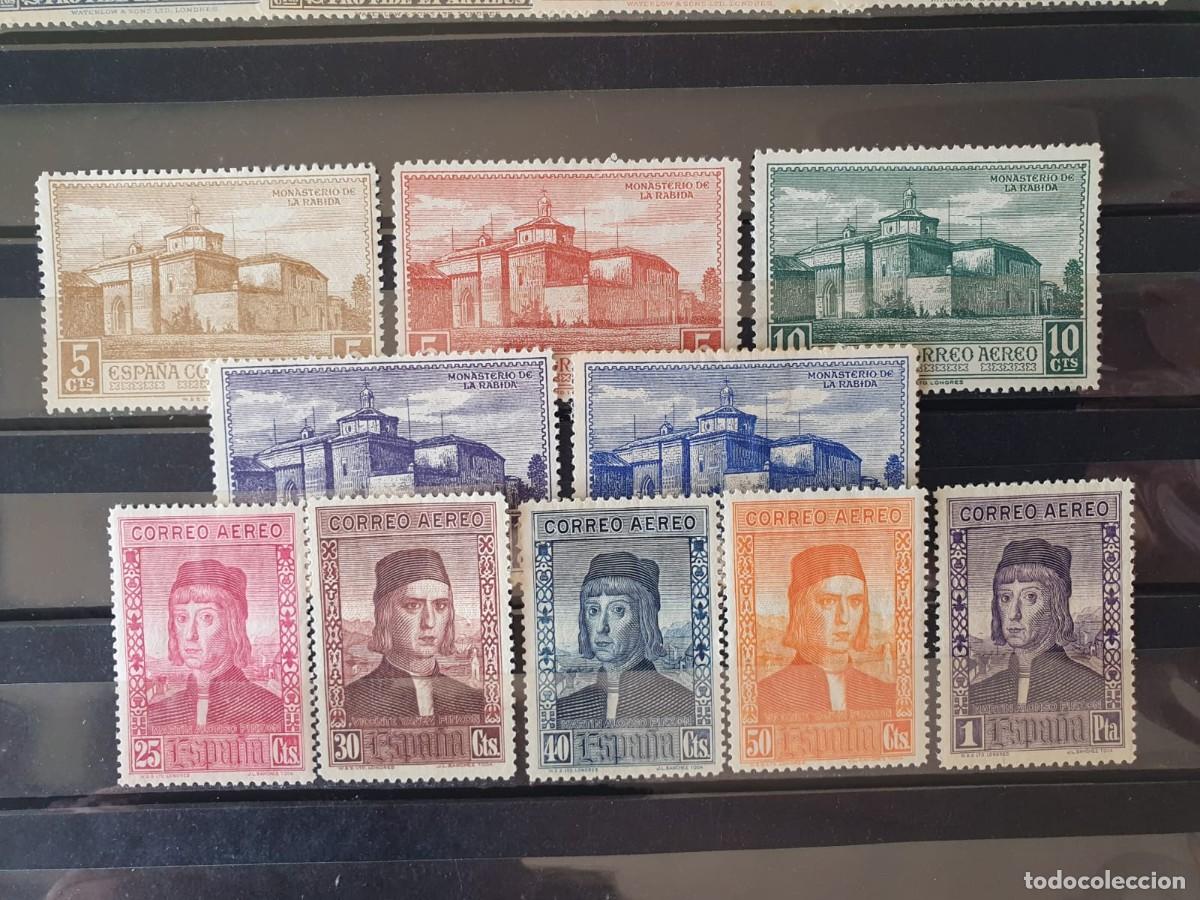 Sellos: EDIFIL 547 a 556 */** DESCUBRIMIENTO AMERICA ESPA&Ntilde;A 1930
