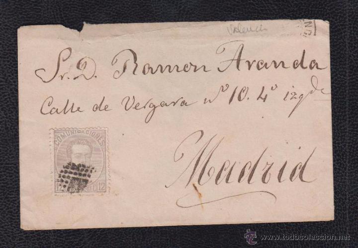 Sellos: 1872.- VALENCIA A MADRID - Foto 1
