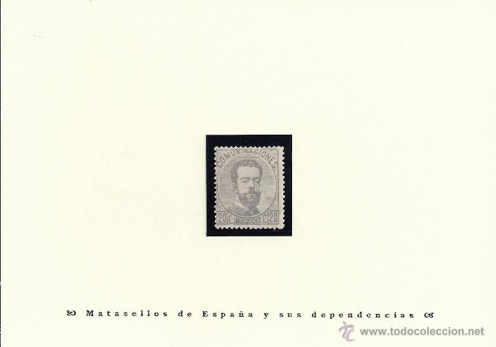 Sellos: *123 1872 20 c&eacute;ntimos gris - Foto 1