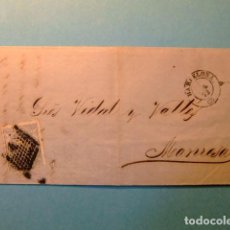Sellos: ESPAÑA ESPAGNE CARTA CIRCULADA 8 / 7/1872 MANRESA BARCELONA A MANRESA EDIFIL 107