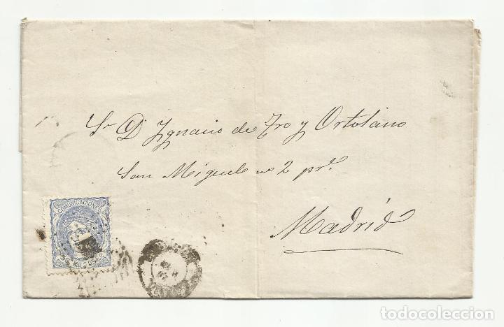 Sellos: circulada 1872 a madrid - Foto 1