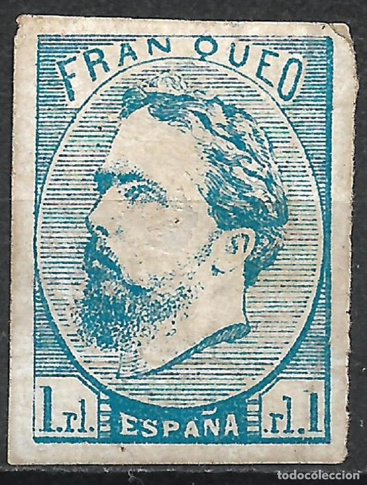 ESPAÑA CORREO CARLISTA 1873 EDIFIL 156 (*) - 18/27 (Sellos - España - Amadeo I y Primera República (1.870 a 1.874) - Nuevos)