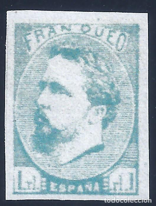 EDIFIL 156 CARLOS VII. 1873. CORREO CARLISTA. FALSO FILATÉLICO. MNG. (Sellos - España - Amadeo I y Primera República (1.870 a 1.874) - Nuevos)