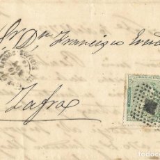 Sellos: 1873 CARTA VILLALBA DE LOS BARROS ?, BADAJOZ. ALEGORÍA DE LA REPÚBLICA 10 C.