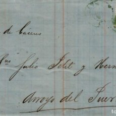 Francobolli: FA4058. 1872, CARTA DE SEVILLA A ARROYO DEL PUERCO