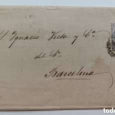 Sellos: 1870 CARTA DE SEGOVIA A BARCELONA