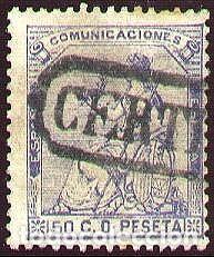 Sellos: EDIFIL 137 CERTIFICADO