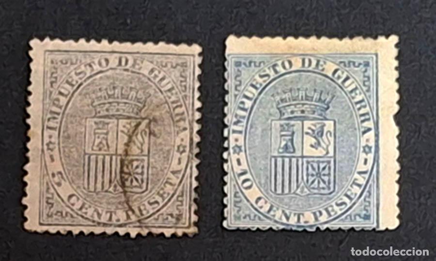 Sellos: 2 Sellos Impuesto de Guerra