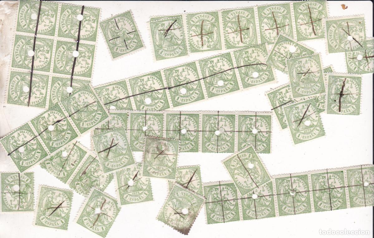 Sellos: FC4-81- Cl&aacute;sicos Edifil 150T x 50 Sellos Usados Tel&eacute;grafos . +400 euros