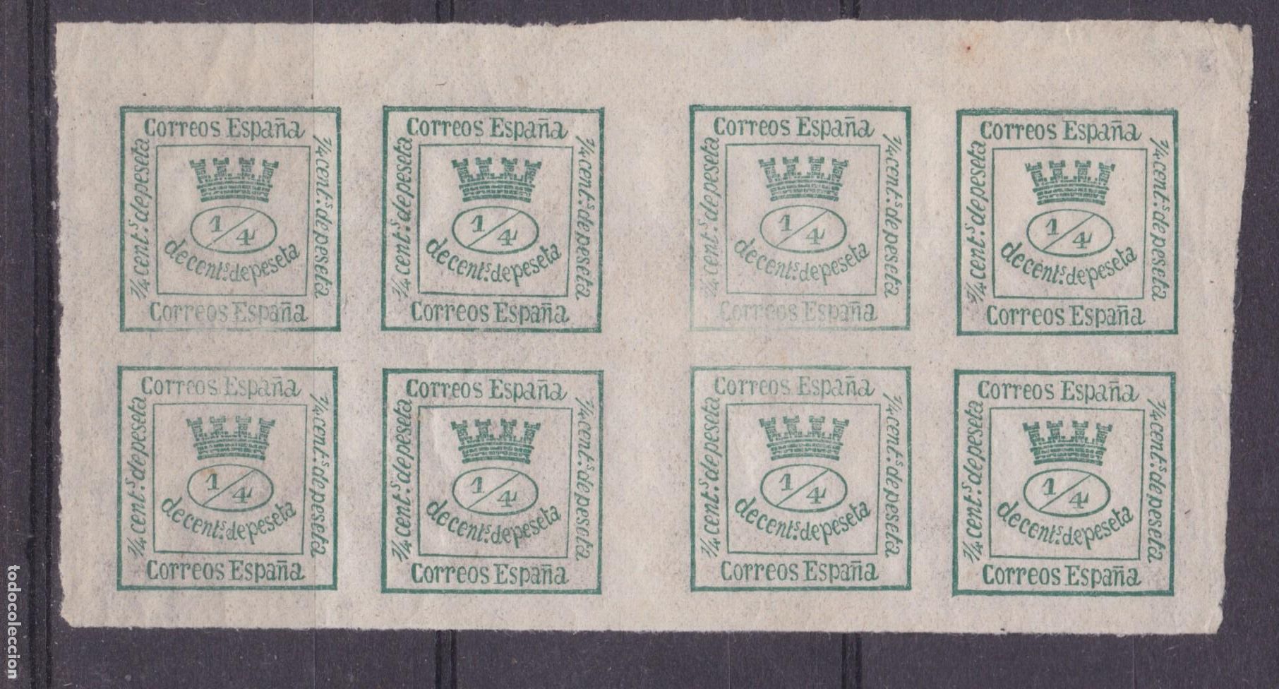 Sellos: SS36- CLASICOS Edifil 130 PAREJA Nuevos * Con Fijasellos. Firmados