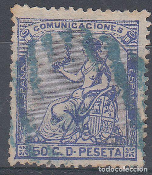 Sellos: EDIFIL N&ordm; 137-PARRILLA AZUL SIN N&Uacute;MERO-