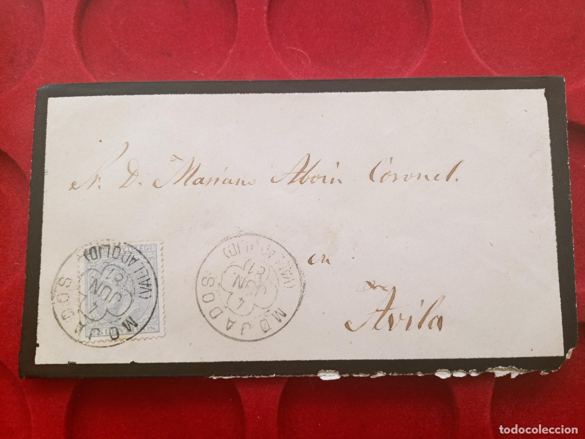 Sellos: Mojados, Gadalajara. Sobre circulado 1881