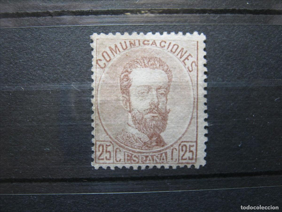 Sellos: AMADEO I EDIFIL 124 NUEVO SIN GOMA LUJO.