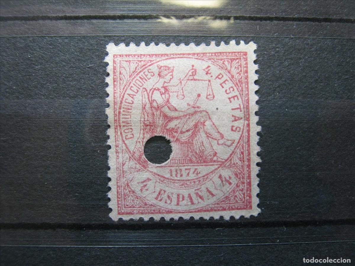 Sellos: 1&ordf; REP&Uacute;BLICA EDIFIL 151 TALADRO BIEN.