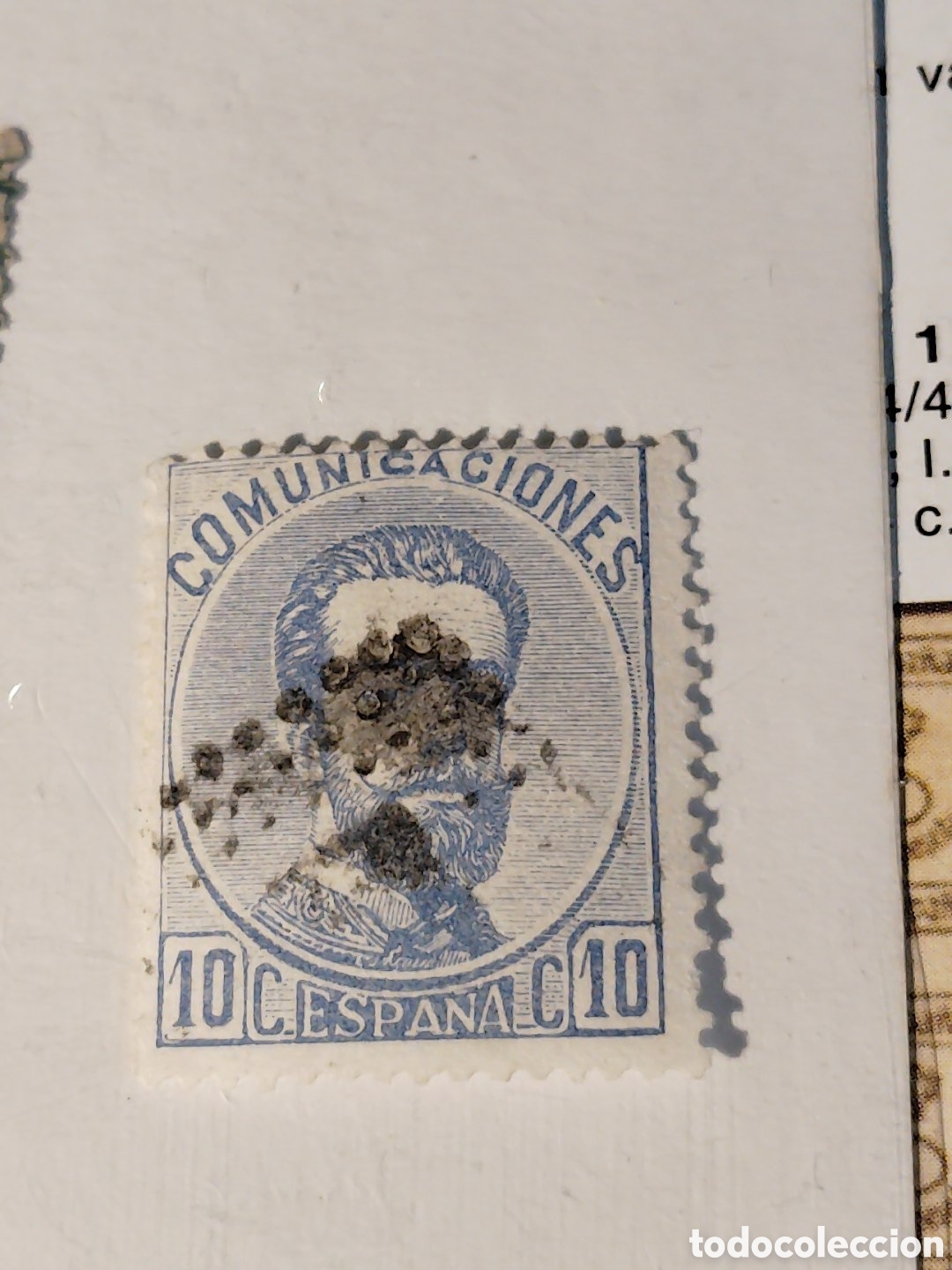 Sellos: Edifil n 120. Ultramar. Tipo I b. Amadeo I. 1872