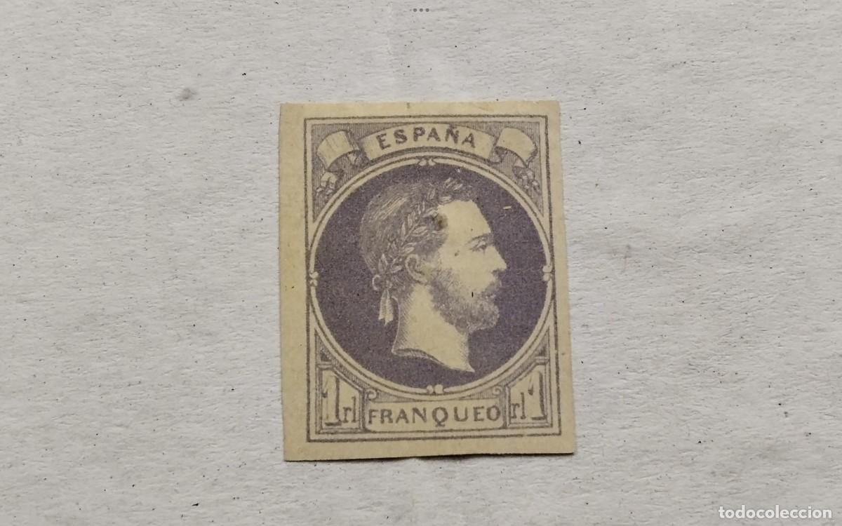 Briefmarken: ESPA&Ntilde;A -1874 - CARLOS VII - EDIFIL 158 - MH* -NUEVO - CON CERTIFICADO COMEX