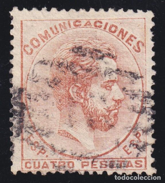 Sellos: ESPA&Ntilde;A - AMADEO I - &ordm; 128 - A&Ntilde;O 1872 - CERTIFICADO COMEX