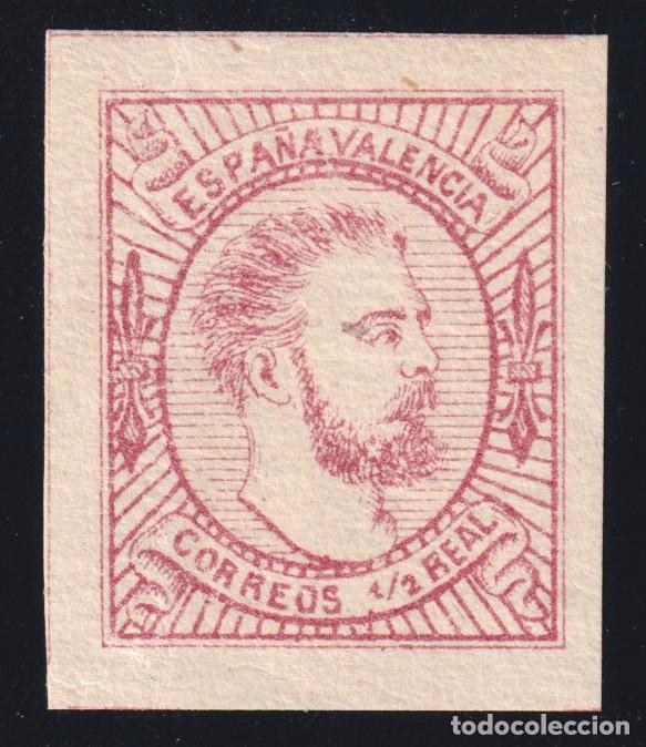 Sellos: ESPA&Ntilde;A - CARLOS VII - * 159A - A&Ntilde;O 1874 - MNH - LUJO