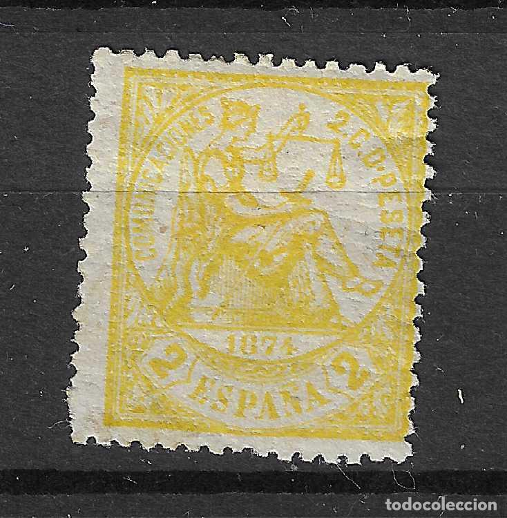 Stamps: 1874 ALEGORIA DE LA JUSTICIA EDIFIL 143* NUEVO