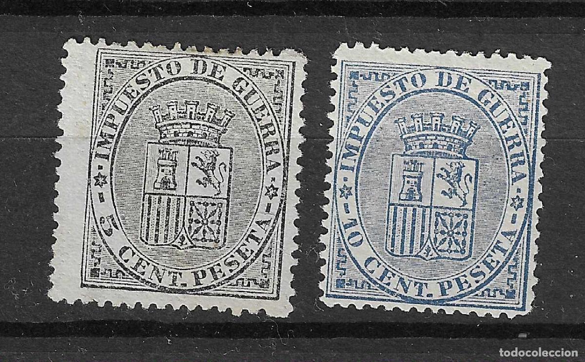 Timbres: 1874 ESCUDO DE ESPA&Ntilde;A EDIFIL 141/2* NUEVOS