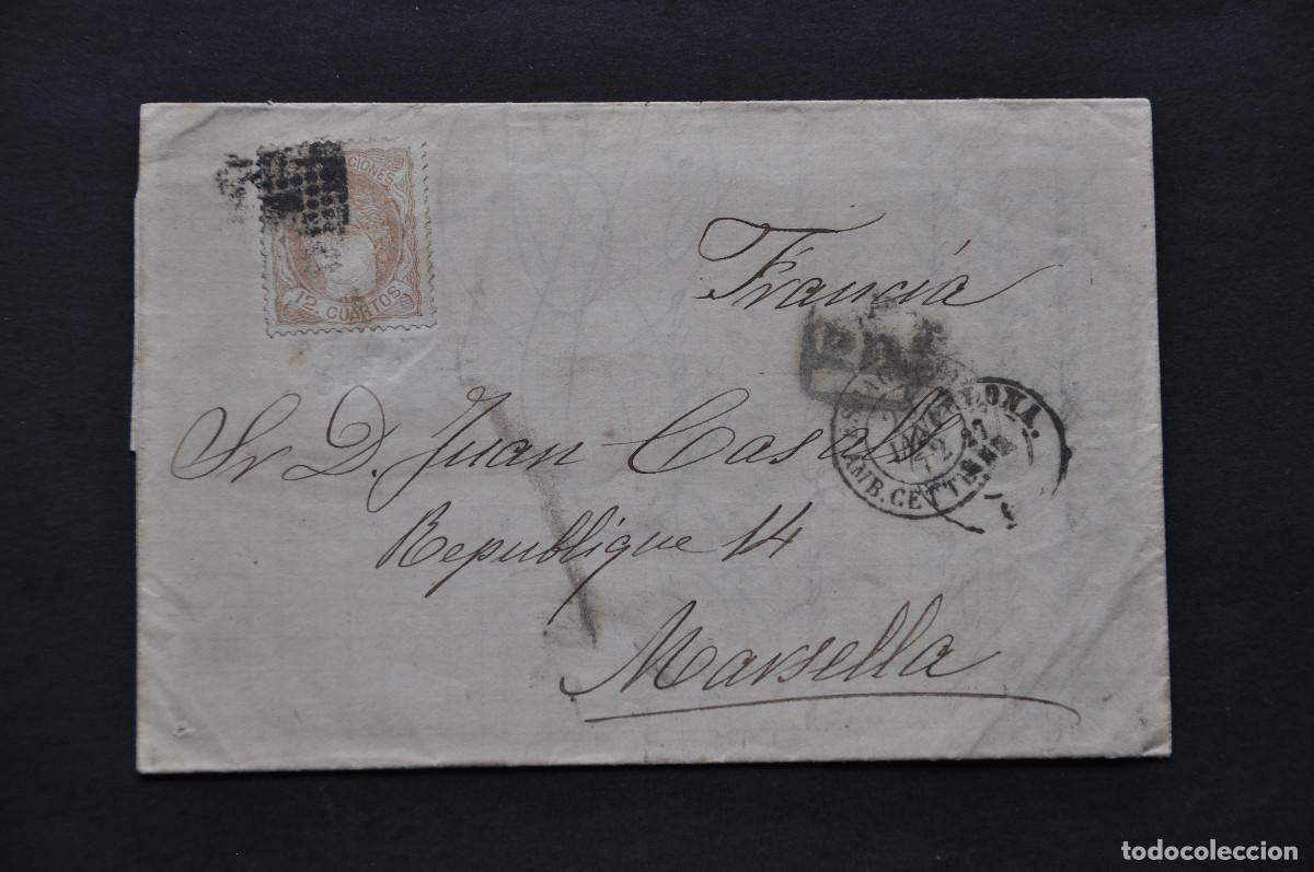 Sellos: ENVUELTA FECHADA EN 1872 - Foto 1