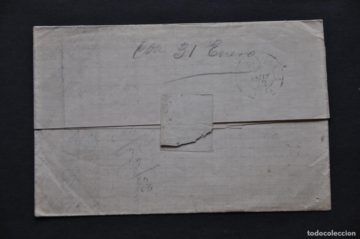 Sellos: ENVUELTA FECHADA EN 1872 - Foto 2