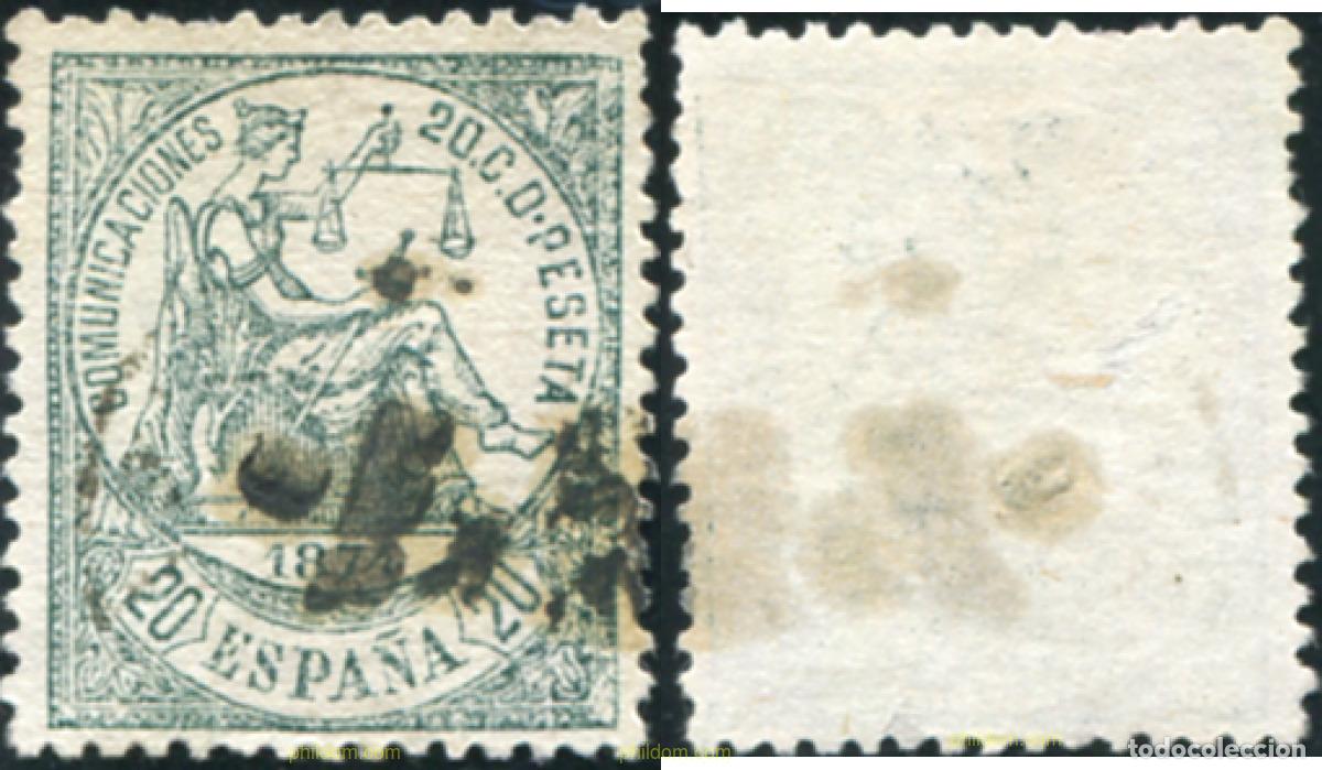 Selos: 788077 USED ESPA&Ntilde;A 1874 ALEGORIA DE LA JUSTICIA