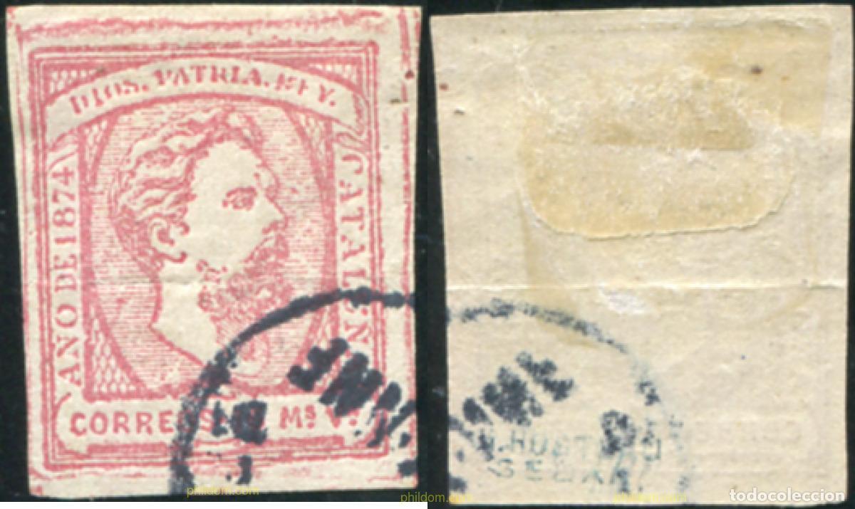 Sellos: 788080 USED ESPA&Ntilde;A 1874 CARLOS VII