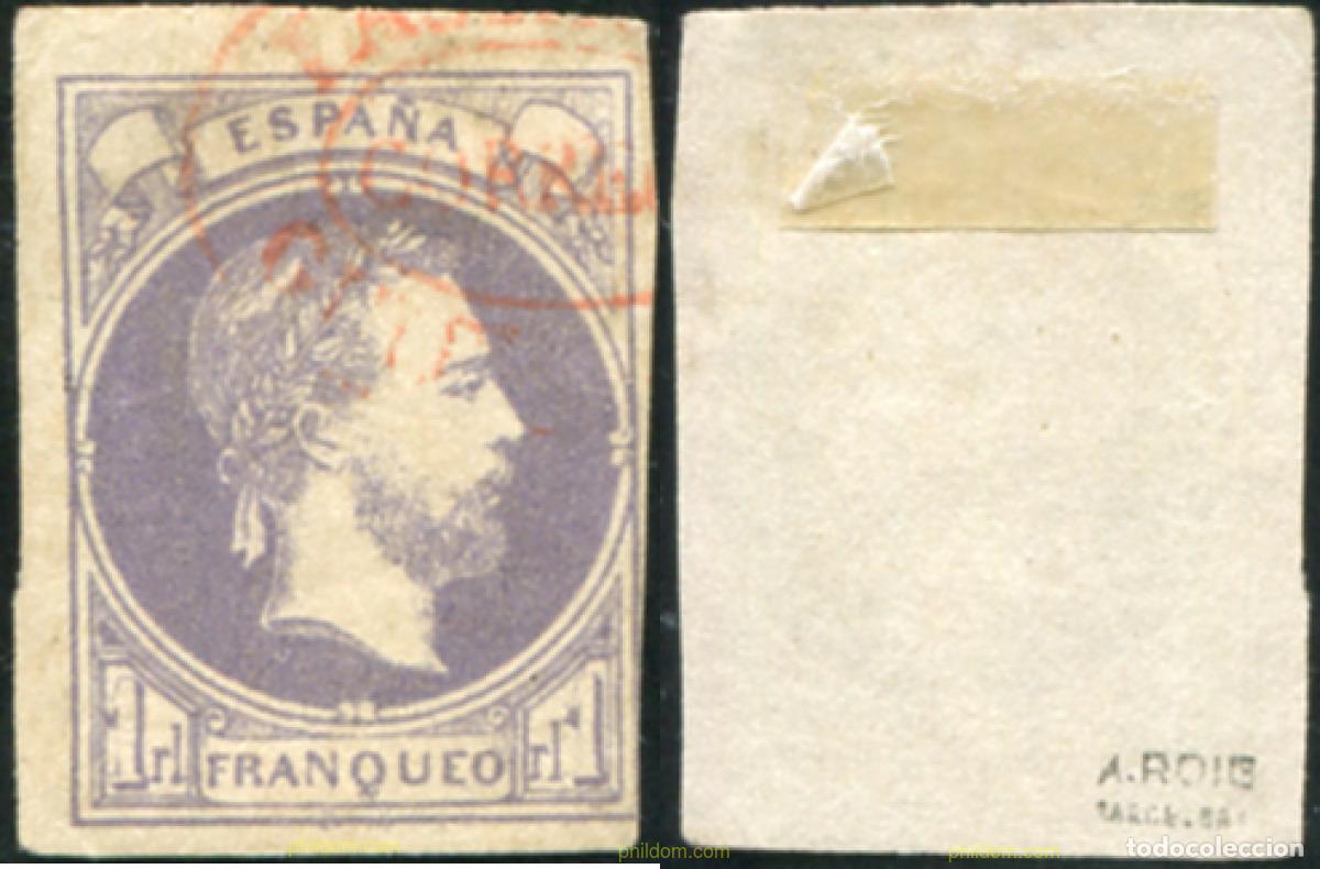 Sellos: 788091 USED ESPA&Ntilde;A 1874 CARLOS VII