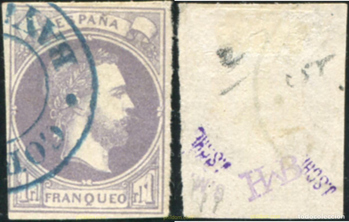Sellos: 788090 USED ESPA&Ntilde;A 1874 CARLOS VII