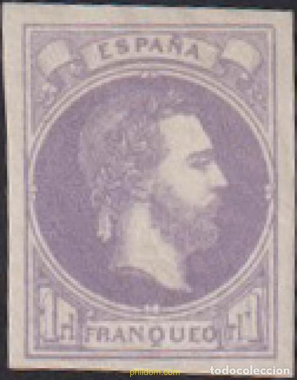 Sellos: 613287 HINGED ESPA&Ntilde;A 1874 CARLOS VII