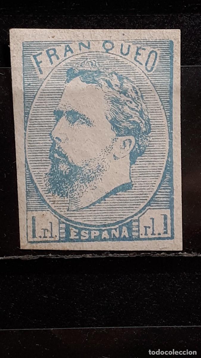 Sellos: ESPA&Ntilde;A. A&Ntilde;O 1873.**. EDIFIL 156A. FALSO.