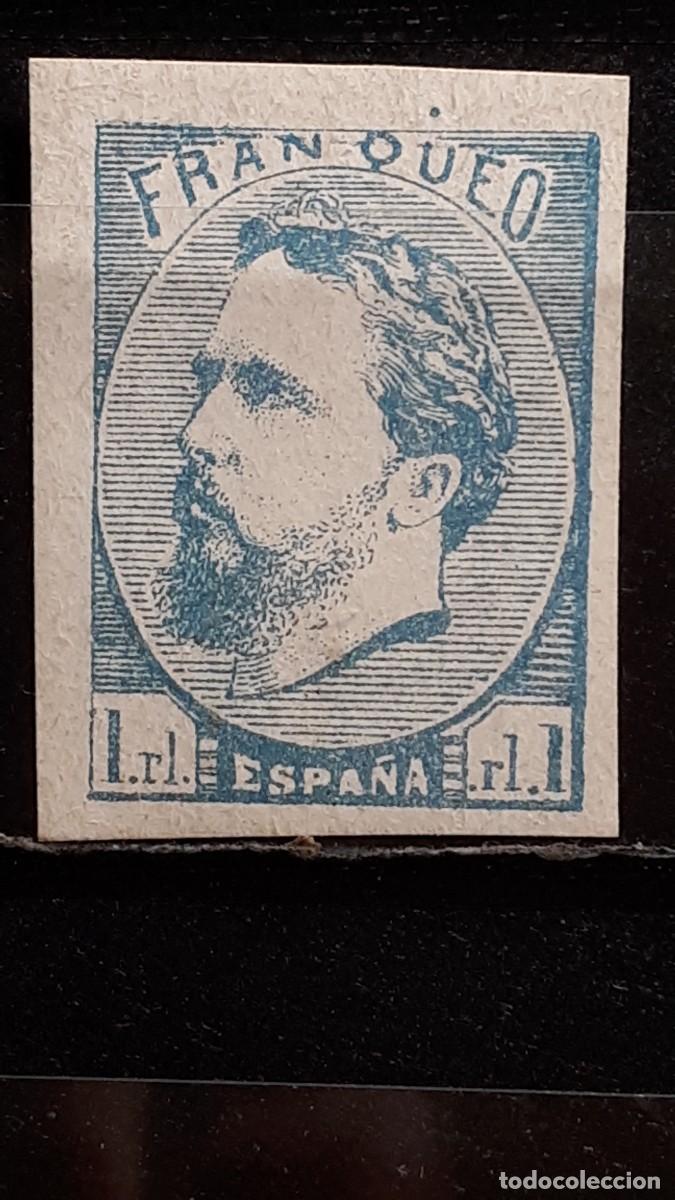 Sellos: ESPA&Ntilde;A. A&Ntilde;O 1873.**. EDIFIL 156. FALSO.