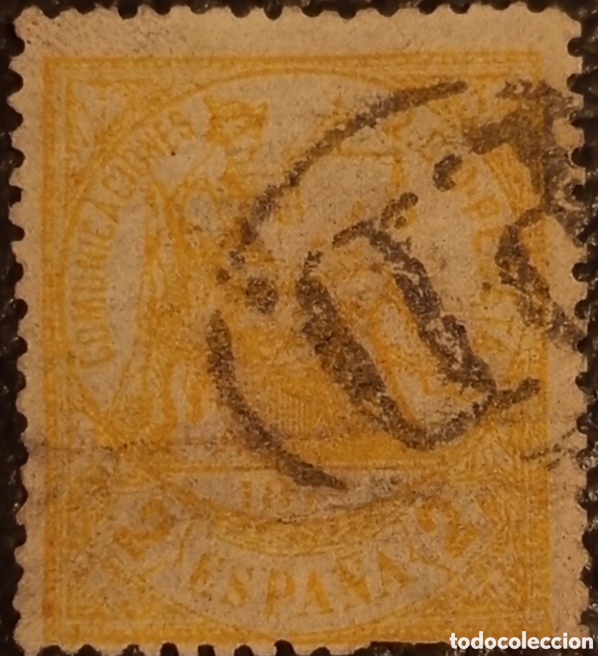 Selos: Sello Espa&ntilde;a 1874 - Edifil 143 - 2 Cts - Con Matasellos Franc&eacute;s PD (Raro)