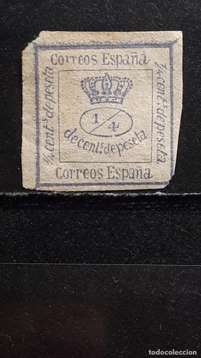 Sellos: ESPA&Ntilde;A. A&Ntilde;O 1872. *. EDIFIL 115