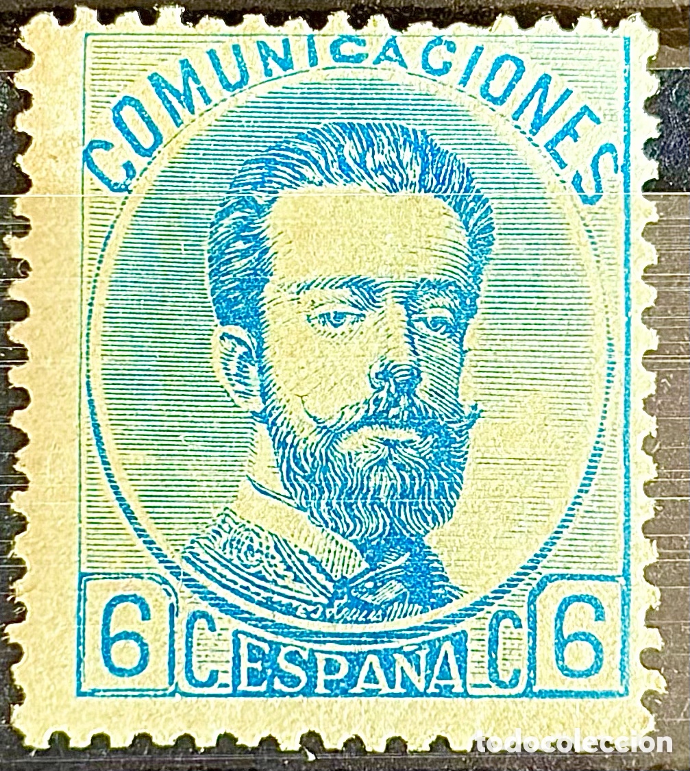Sellos: 1872 - Espa&ntilde;a - Amadeo I