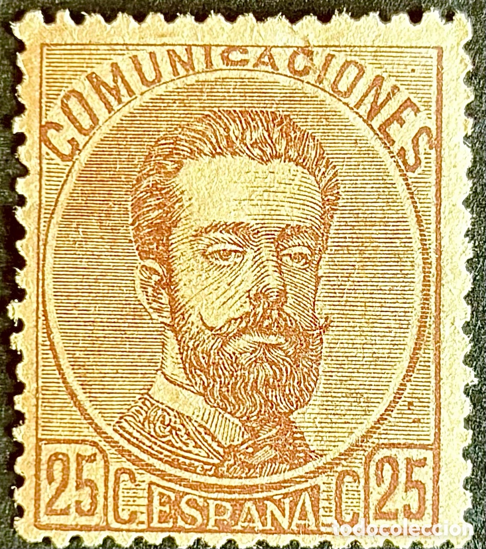 Sellos: 1872 - Espa&ntilde;a - Amadeo I