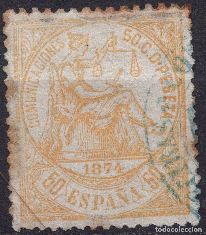 Sellos: ESPA&Ntilde;A 1874 STAMP MICHEL ES 141