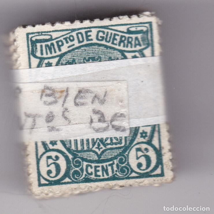 Sellos: FC4-5- Cl&aacute;sicos Impuesto Guerra Edifil 154 Pastilla 100 sellos . BIEN CENTRADOS