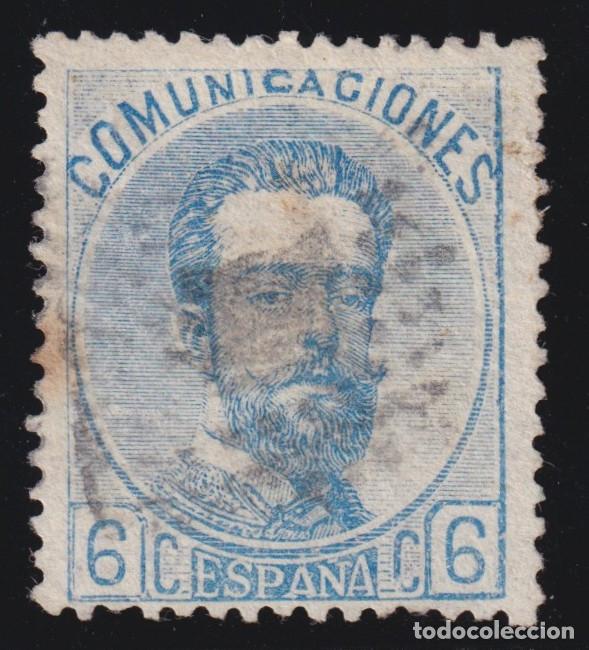 Sellos: ESPA&Ntilde;A AMADEO I - N&ordm; 119 - A&Ntilde;O 1872 - 6 c. azul