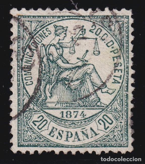 Sellos: ESPA&Ntilde;A ALEGORIA DE LA JUSTICIA - N&ordm; 146 - A&Ntilde;O 1874 - PRECIO EN CATALOGO 85 EUROS