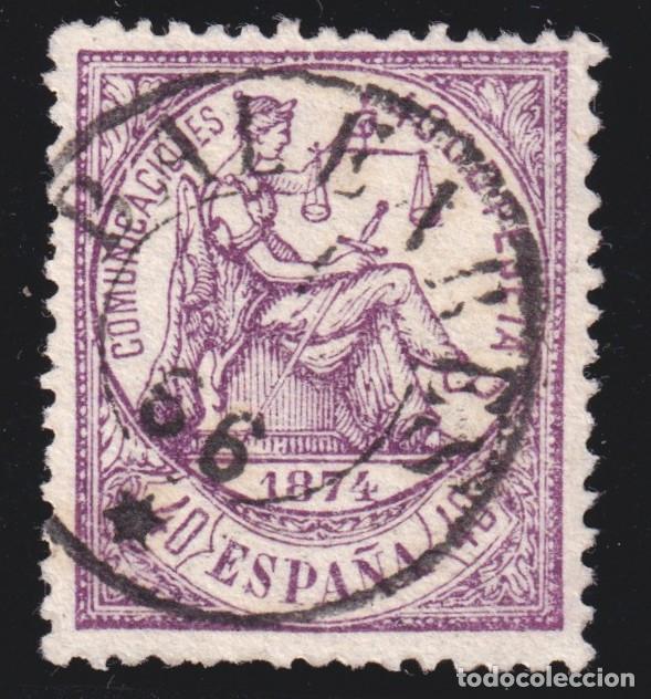 Sellos: ESPA&Ntilde;A ALEGORIA DE LA JUSTICIA - N&ordm; 148 - A&Ntilde;O 1874 - PRECIO EN CATALOGO 16 EUROS