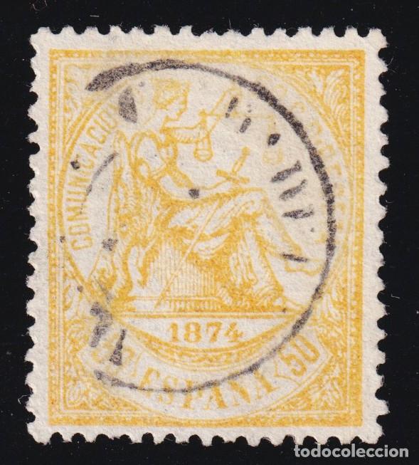Sellos: ESPA&Ntilde;A ALEGORIA DE LA JUSTICIA - N&ordm; 149 - A&Ntilde;O 1874 - PRECIO EN CATALOGO 16 EUROS
