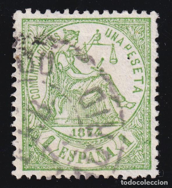 Sellos: ESPA&Ntilde;A ALEGORIA DE LA JUSTICIA - N&ordm; 150 - A&Ntilde;O 1874 - PRECIO EN CATALOGO 75 EUROS