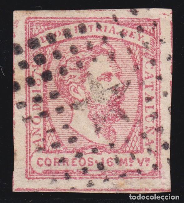 Sellos: ESPA&Ntilde;A - CARLOS VII - n&ordm; 157 - A&Ntilde;O 1874