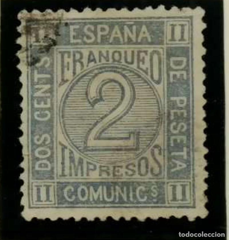 Sellos: FA3045. Emision 1-10-1872. Valor de 2 centimos cancelacion desconocida