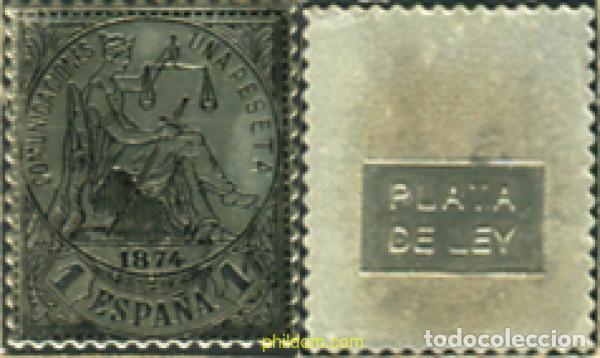 Sellos: 350966 MNH ESPA&Ntilde;A 1874 ALEGORIA DE LA JUSTICIA