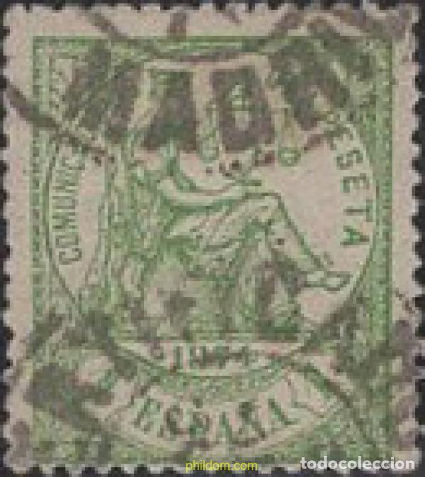 Sellos: 652823 USED ESPA&Ntilde;A 1874 ALEGORIA DE LA JUSTICIA