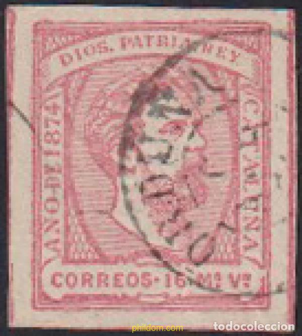 Sellos: 612475 USED ESPA&Ntilde;A 1874 CARLOS VII